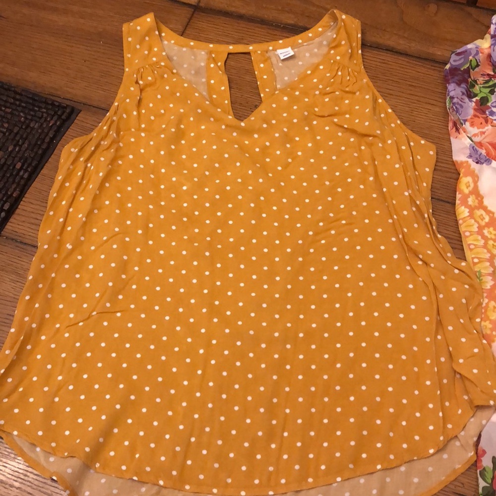 Lot of 3 Women’s size Large blouse Old Navy Ali Kris Summer sleeveless travel - Picture 3 of 10